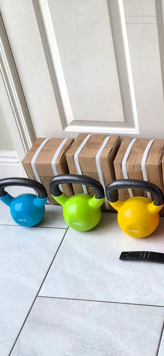 3xbrand new cast iron kettlebells - Image 1
