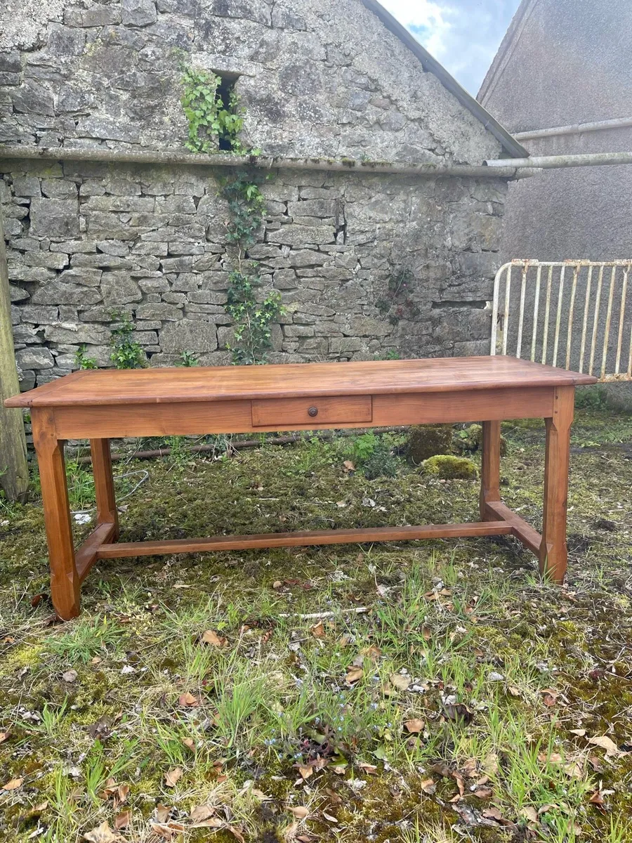 19th Century Walnut Table (Deposit taken) - Image 1