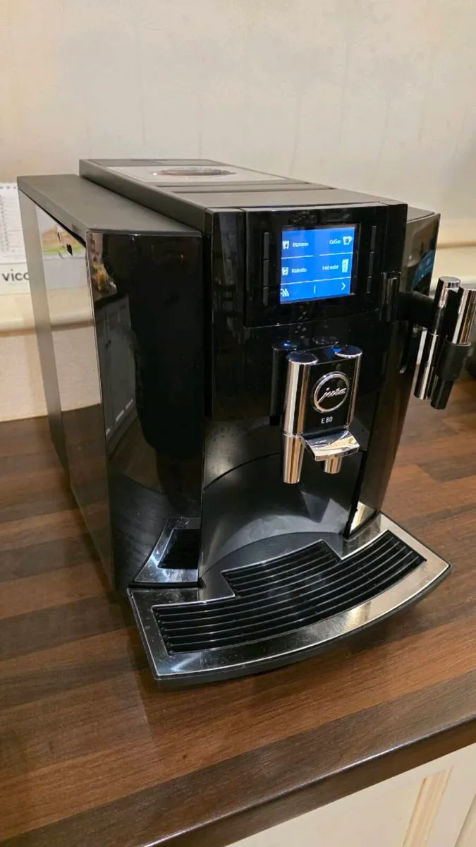 Jura E80 Bean to Cup Coffee Machine - Used - Image 1
