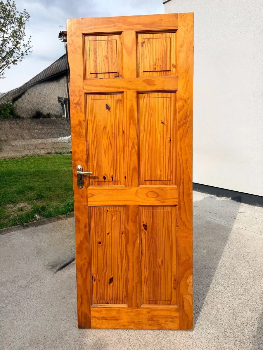 Solid, Heavy Timber Interior Doors - Panel & Glass - Image 1