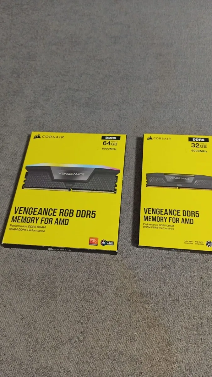 RAM MEMORY DDR5 64GB 6000 CL30 - 2x32GB RGB