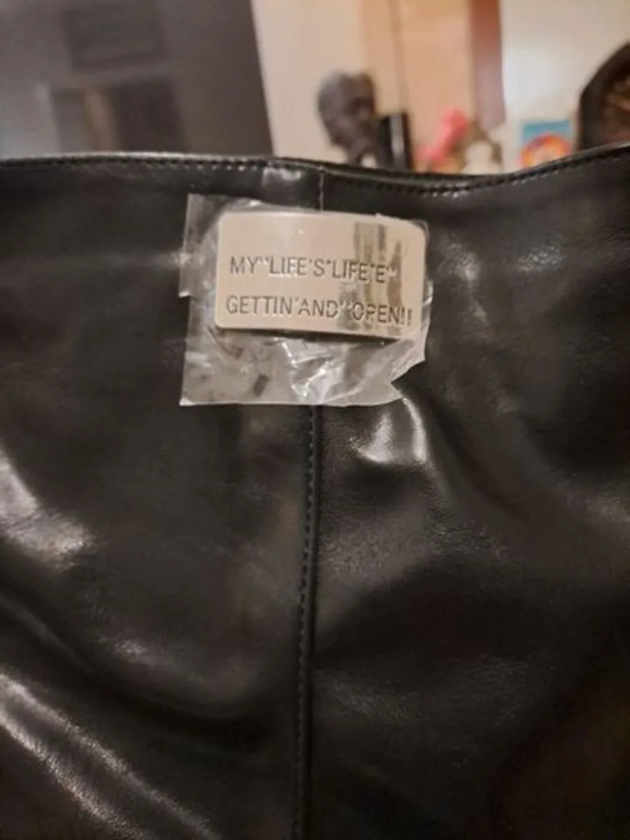Black boots High heels size 10 or 43 - Image 3