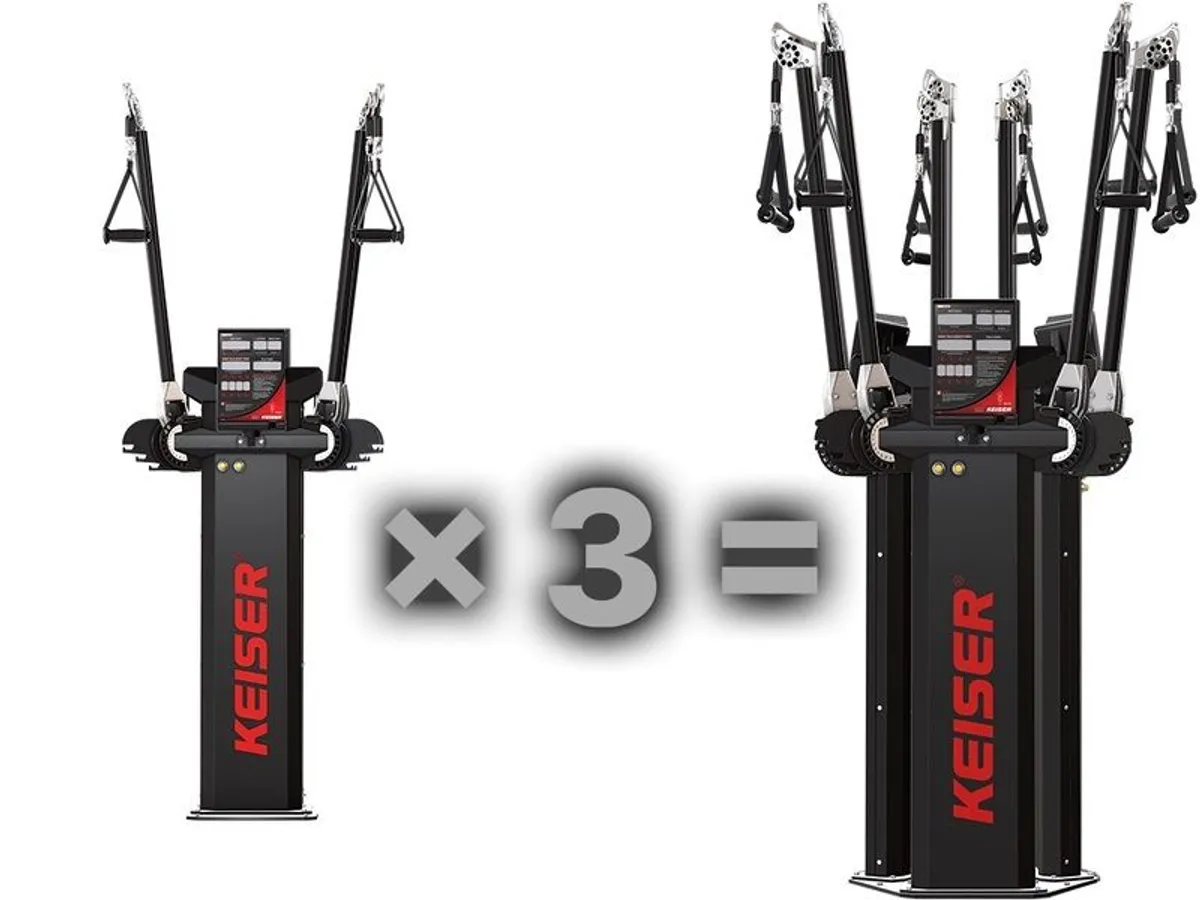 Keiser Infinity Triple Functional Trainer (with Compressor) - Image 2
