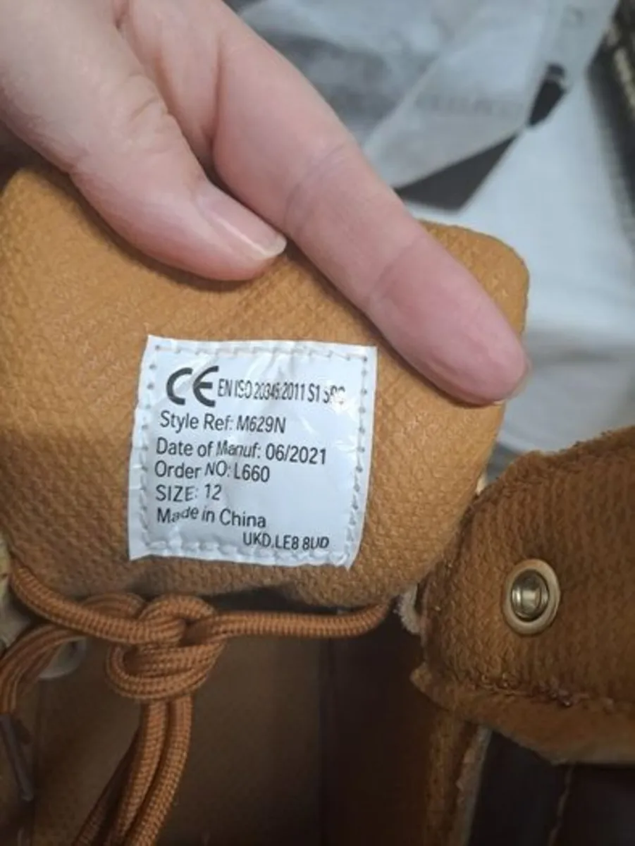 Grafters Apprentice Safety Boots UK 12 - Image 3