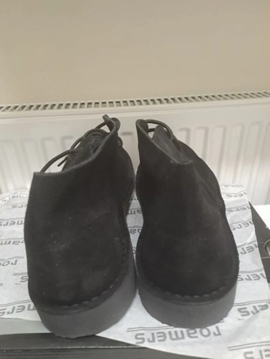 Roamers Black Suede Desert Boots UK 12 - Image 4