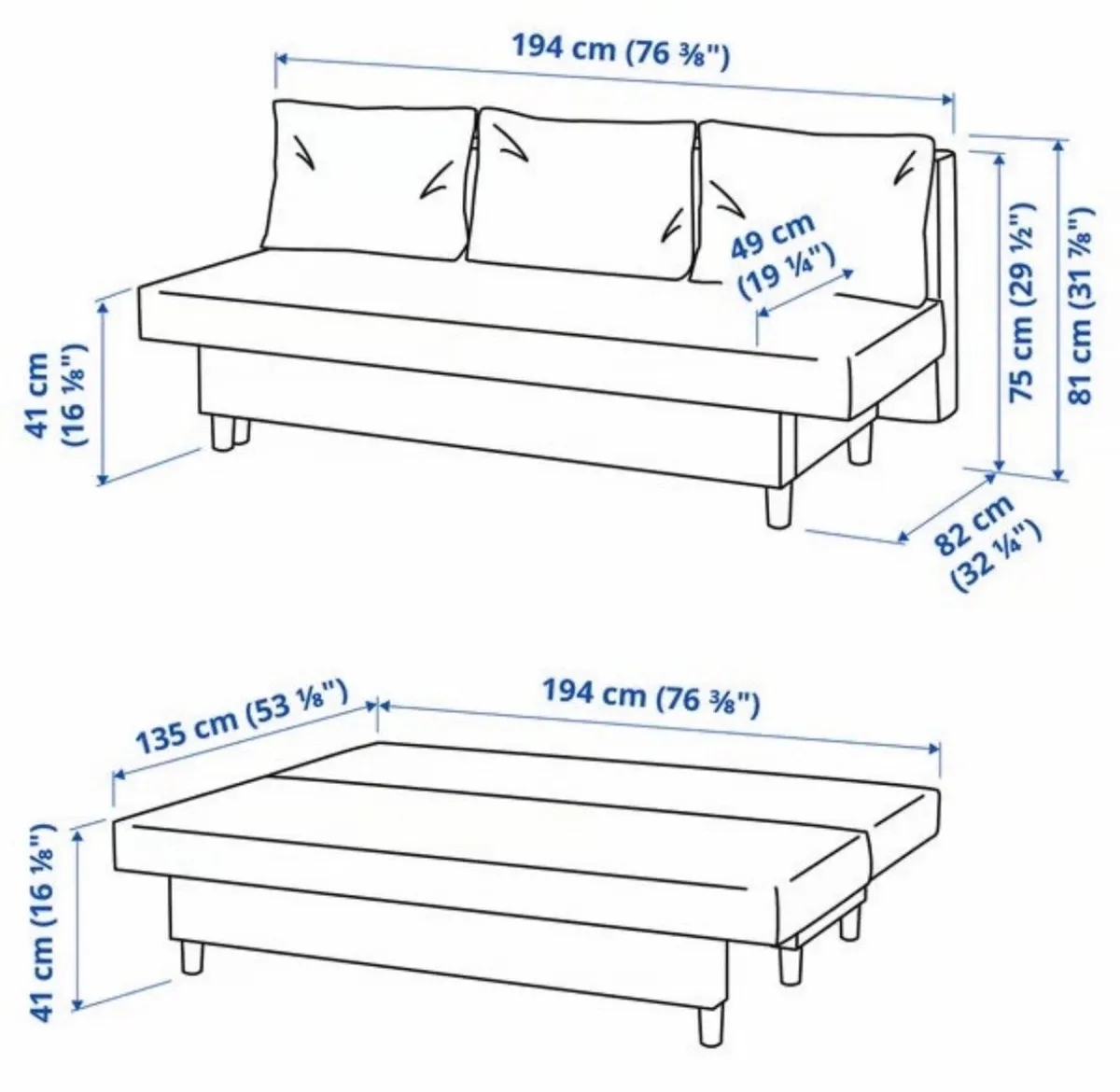 Ikea sofabed - Image 4