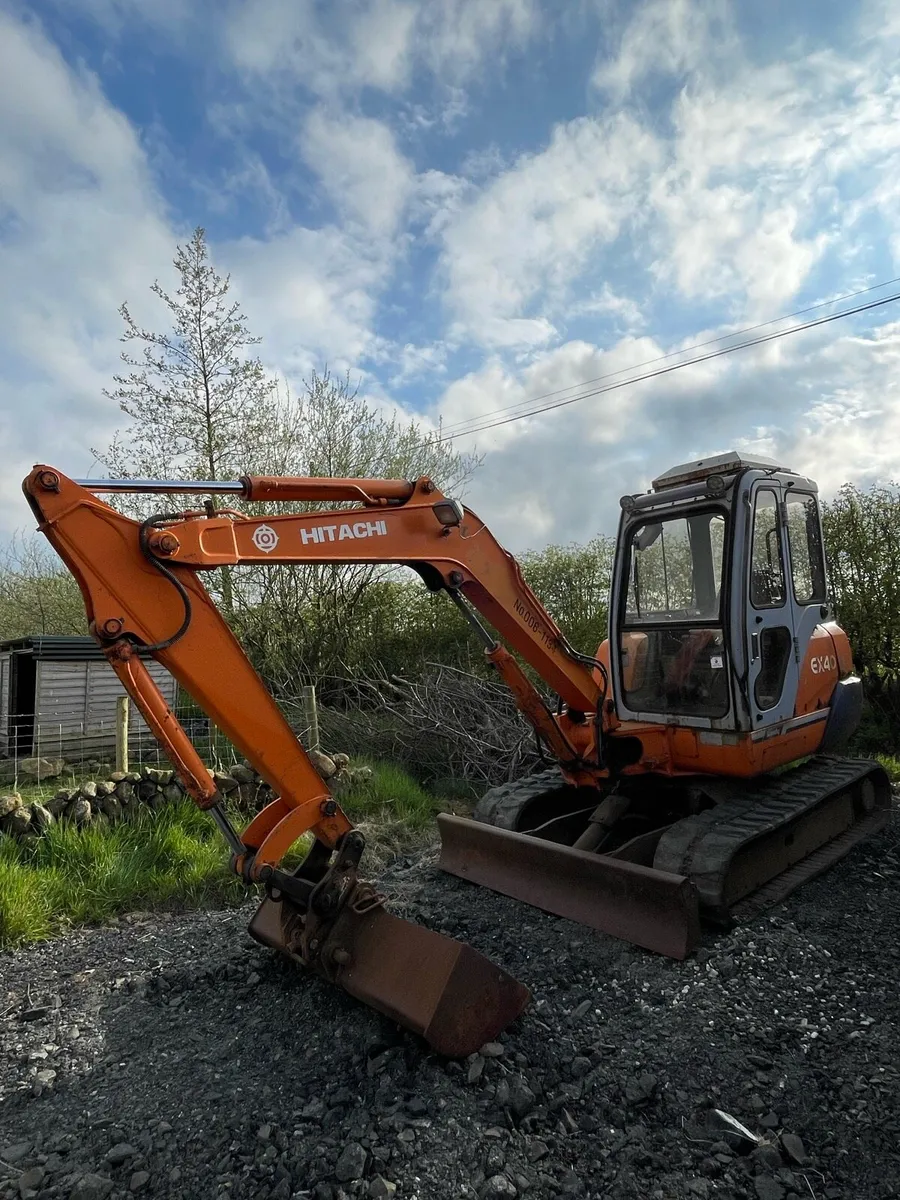 Hitachi Ex40 Digger Excavator 4 Ton - Image 2