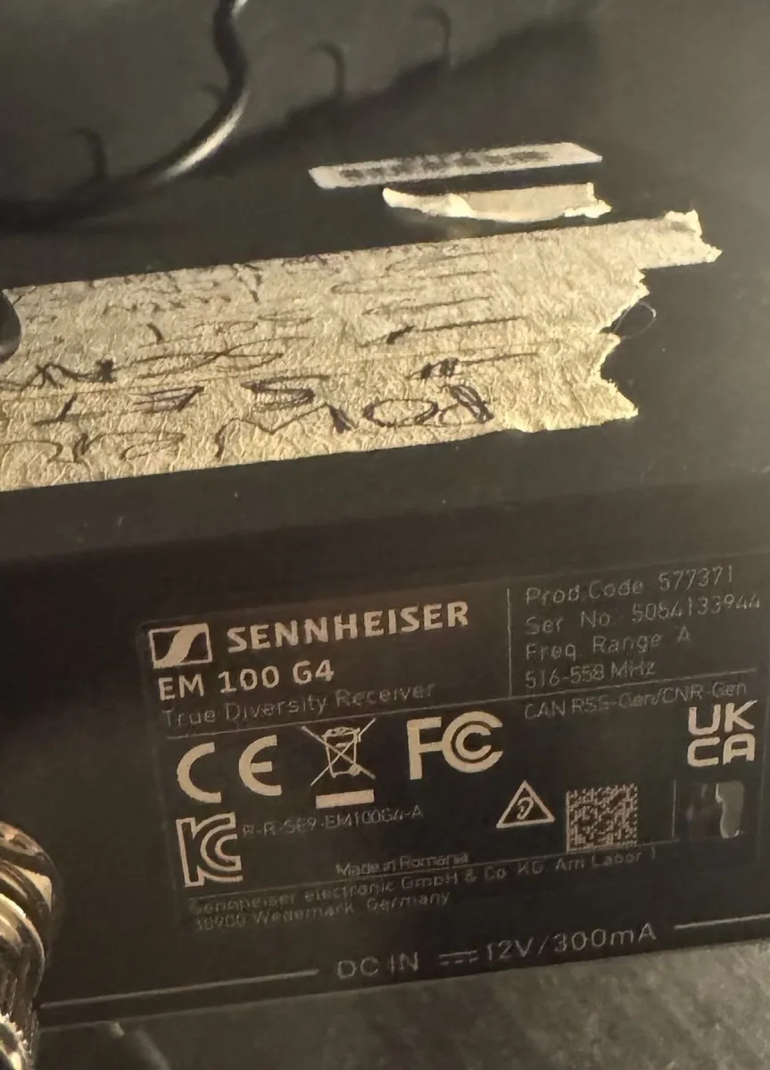 Sennheiser EW 100 G4 wireless system with mic - Image 3