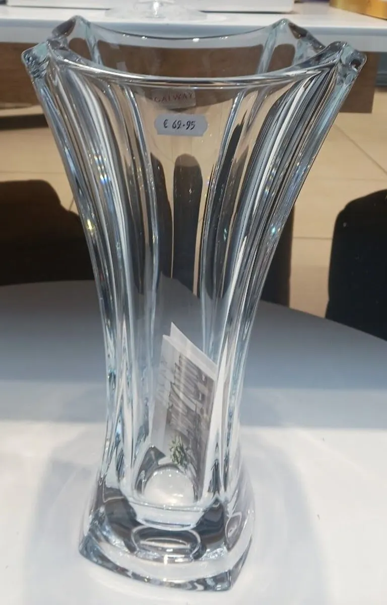 Galway crystal vase - Image 1