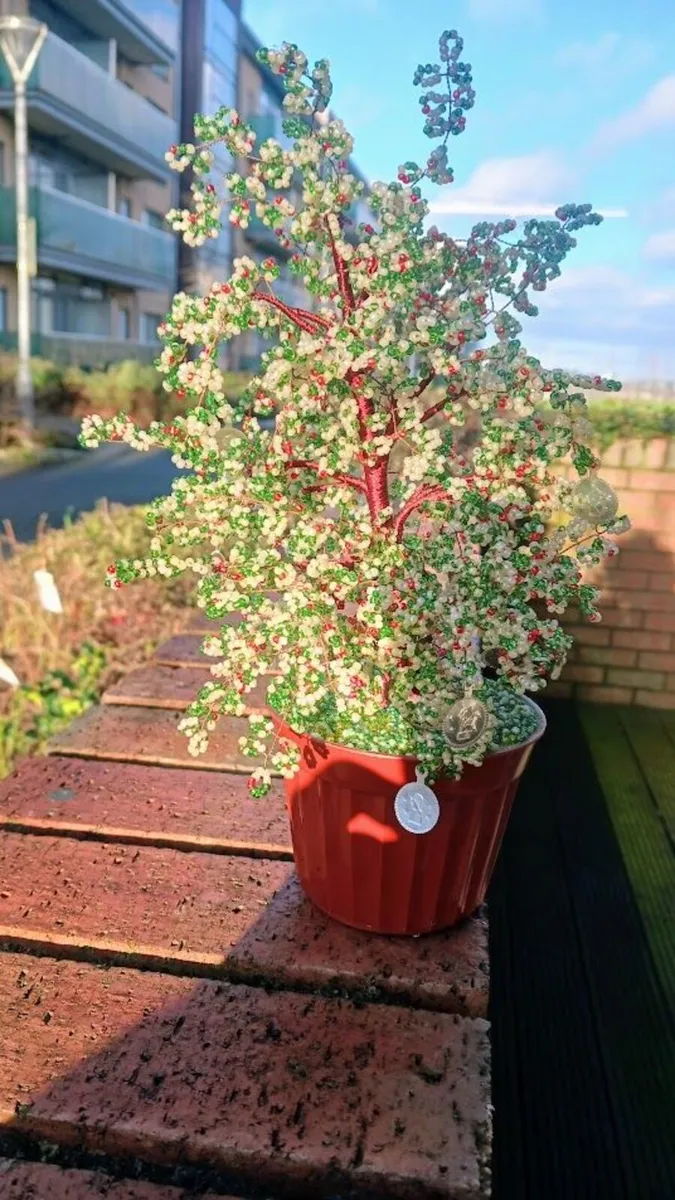 Handmade beaded bonsai money tree - Image 2