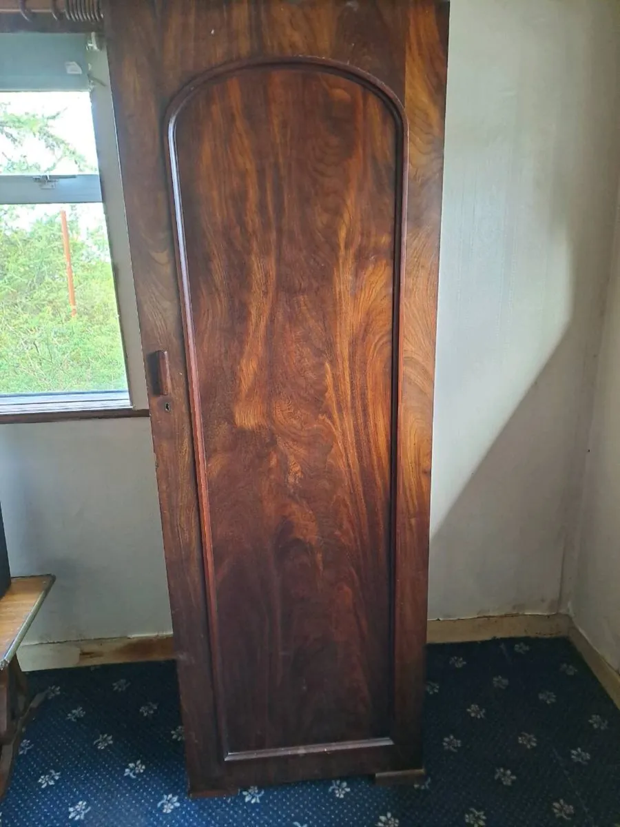 Mahogany Tall cupboard - Image 2