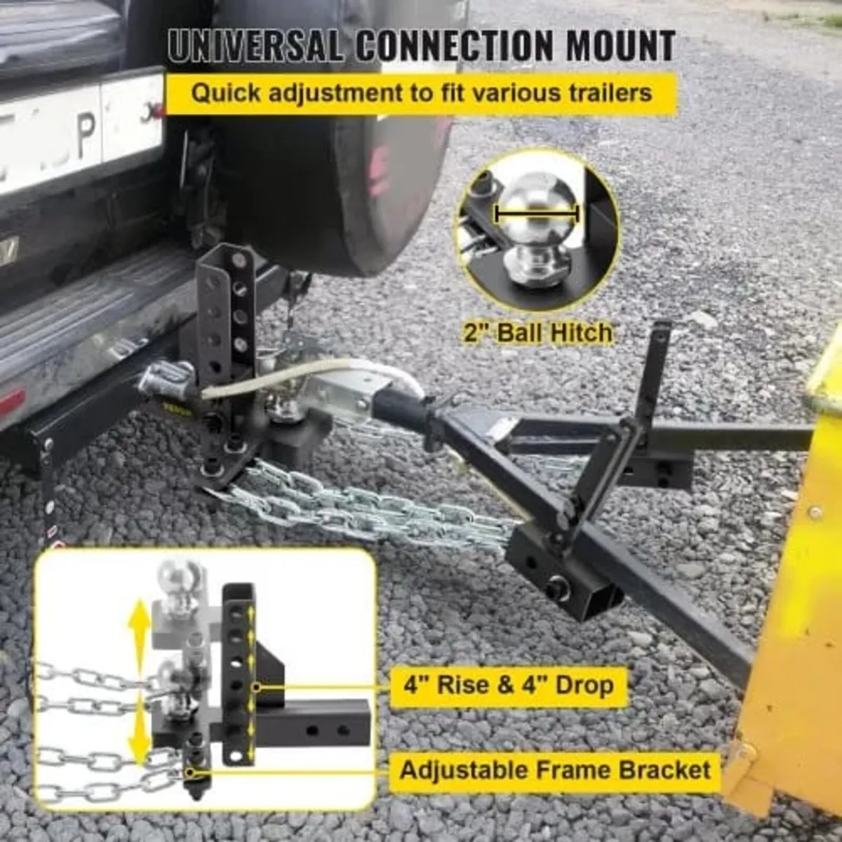 Weight Distribution Hitch, 1000 lb Tongue Capacity - Image 2