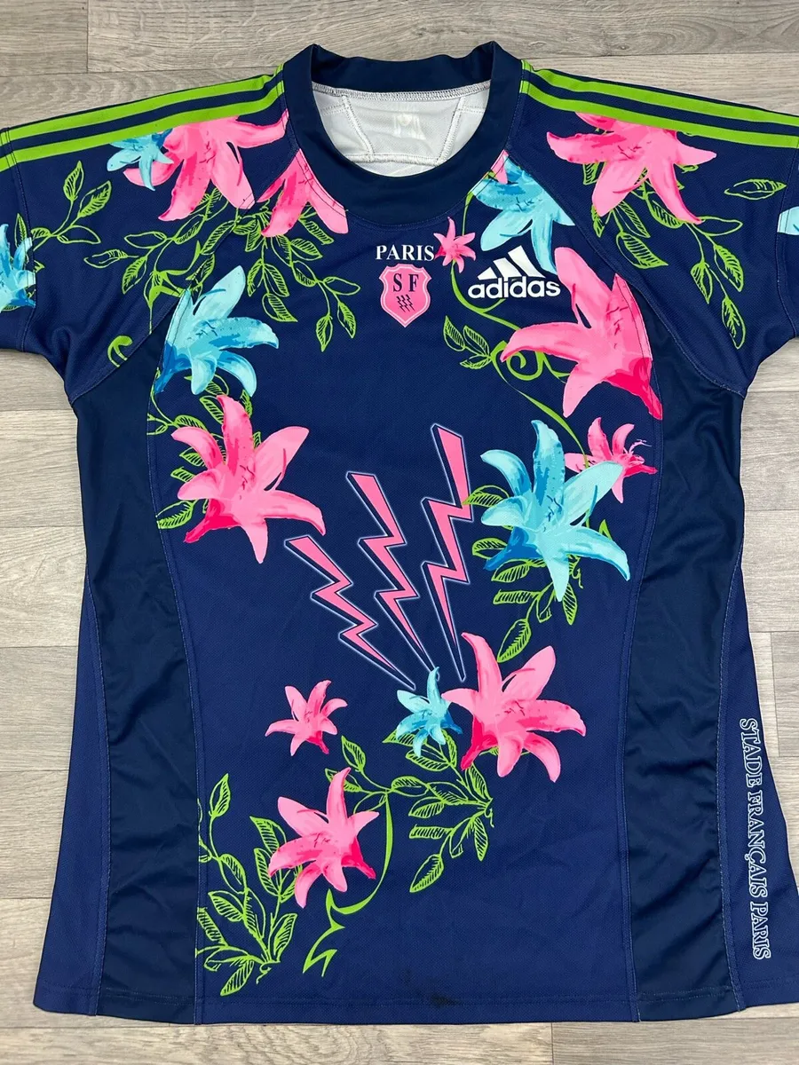 2010 Adidas Stade Francais Paris Rugby Jersey XXL - Image 2