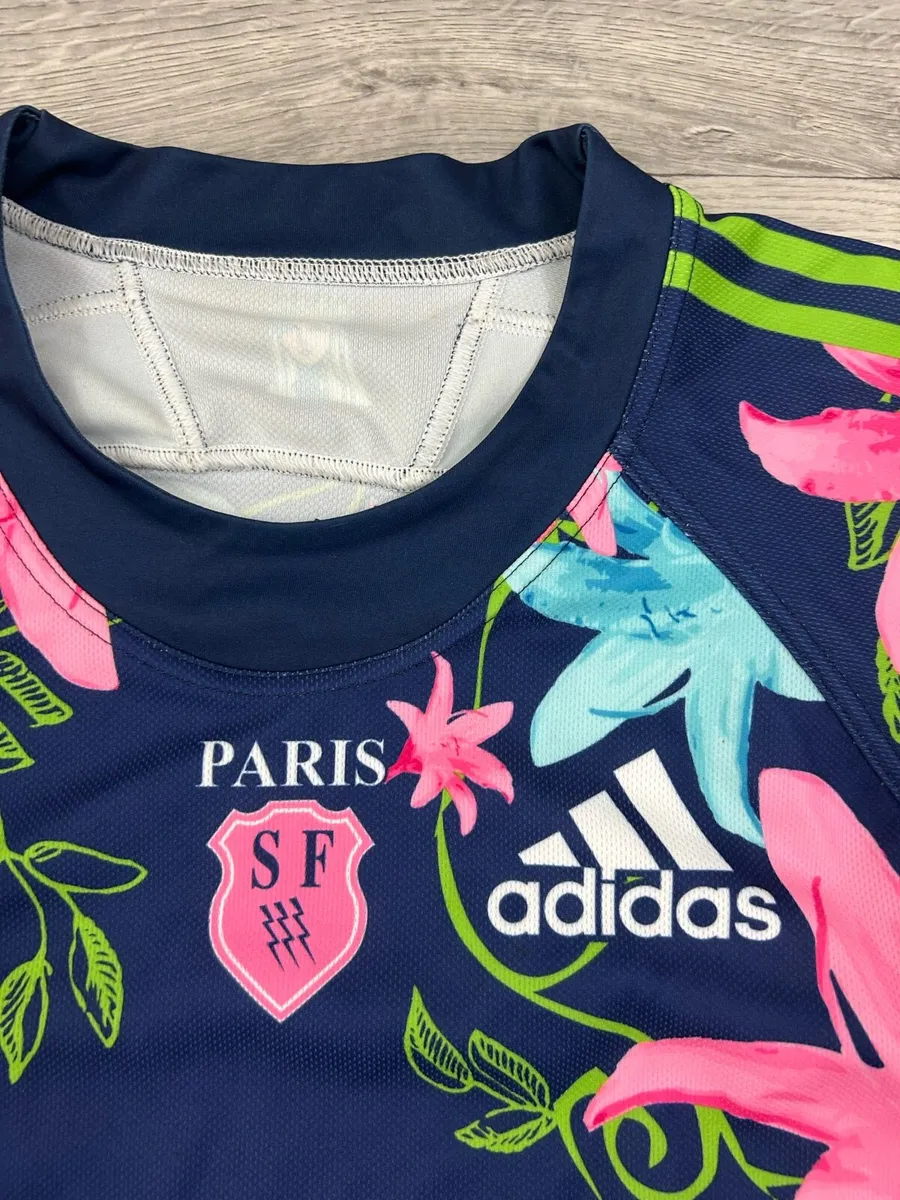 2010 Adidas Stade Francais Paris Rugby Jersey XXL - Image 4