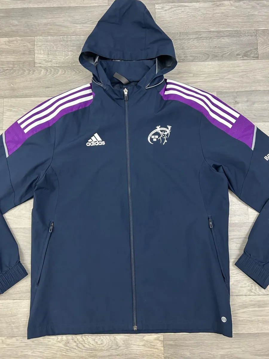 Adidas Munster Rugby Rain Jacket Mens Medium - Image 2