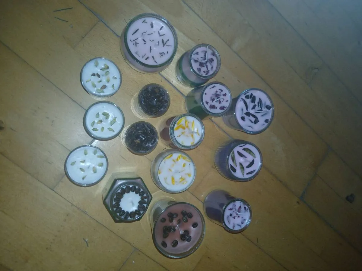 Homemade Decorative Candles - Image 1