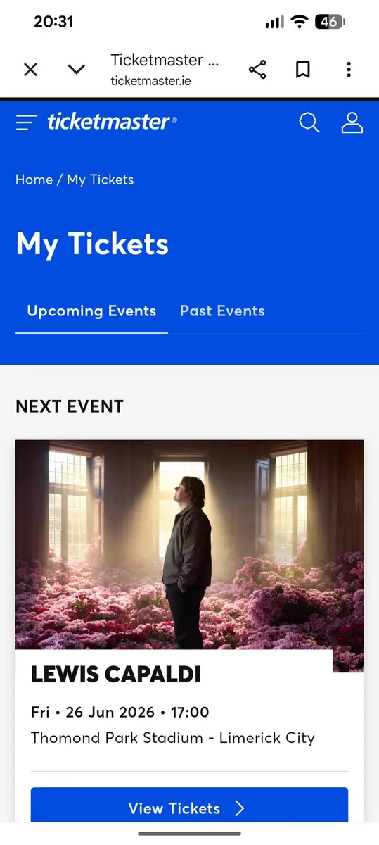 2 Lewis Capaldi tickets - Image 1