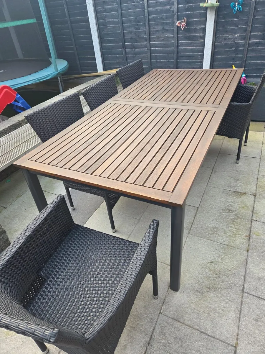 Garden Table and Chairs - Image 1