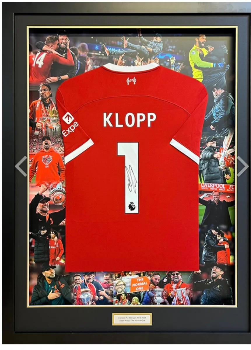 Framed klopp shirt - Image 1