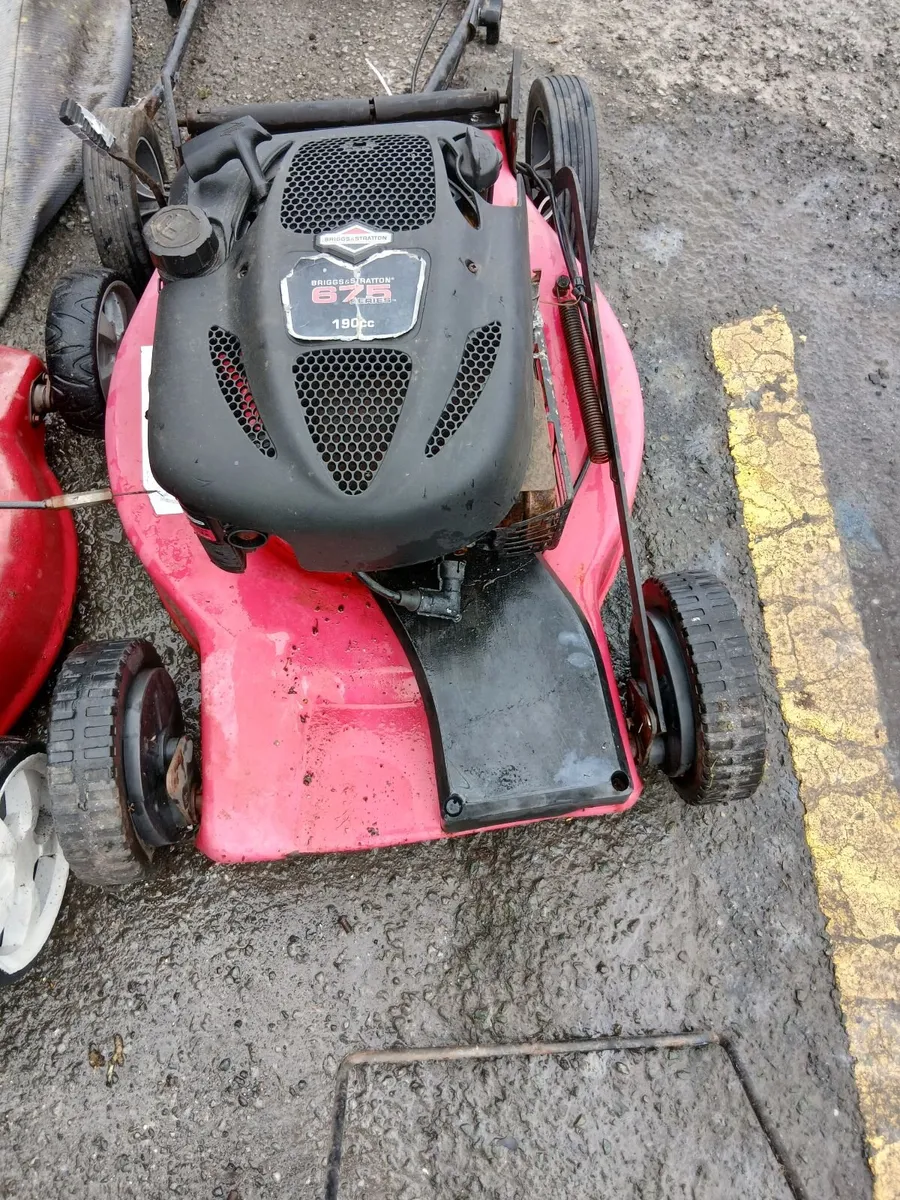 2 lawnmower maybe for parts read add - Image 4