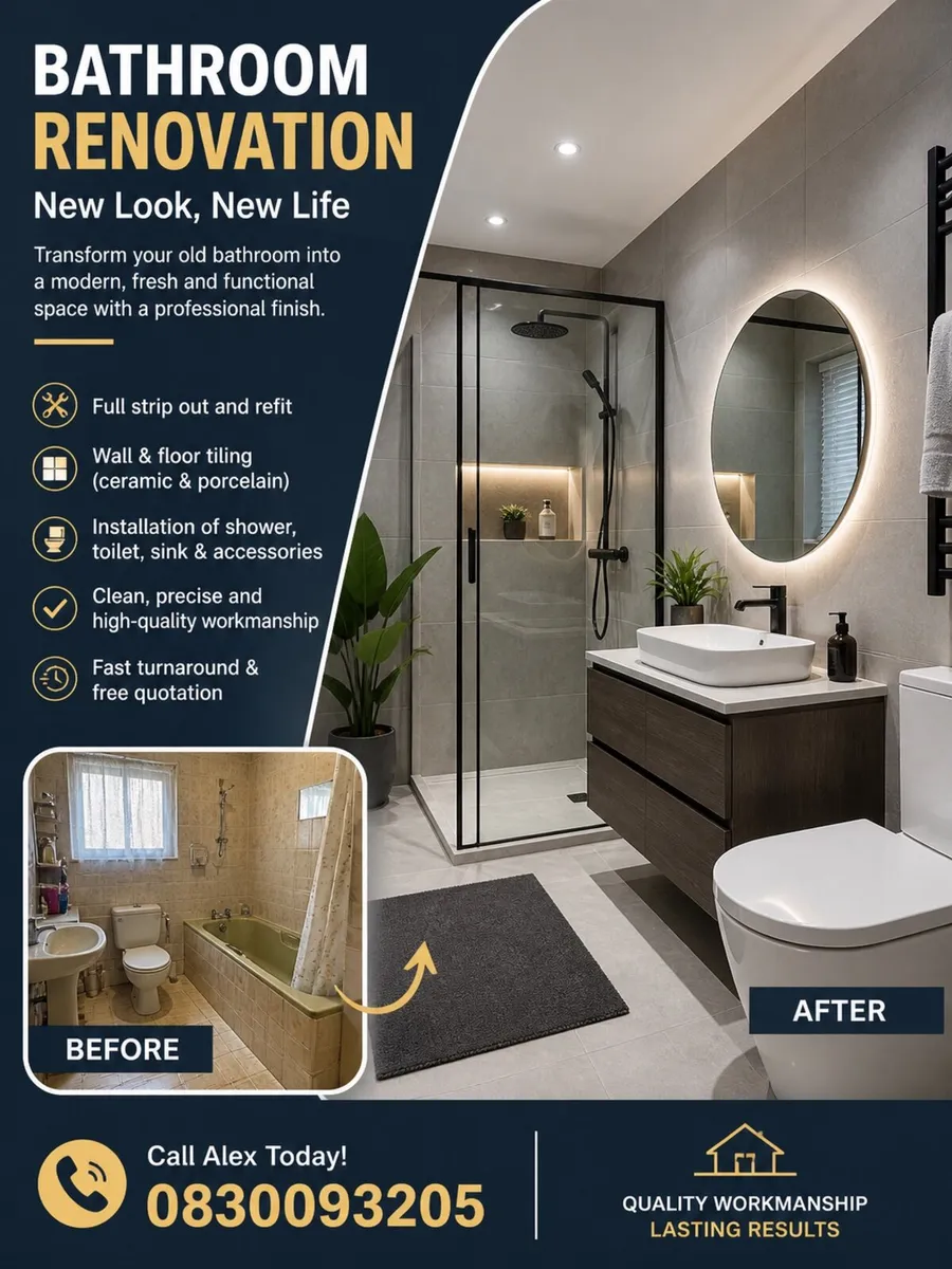Bathroom remodelling - Image 1