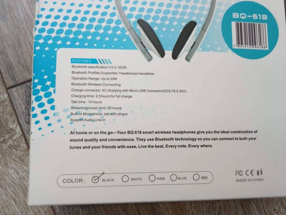 Bluetooth Headphones Stereo Set. - Image 2