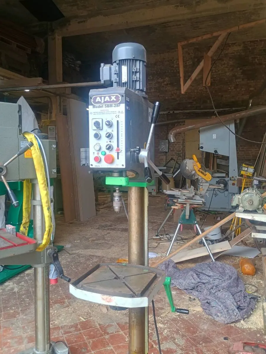 Ajax gear driven engineering pillar drill - Image 1