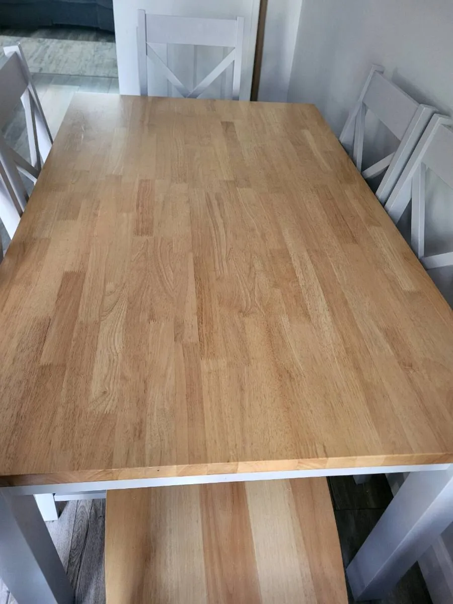 Dining table with 6 chairs - Image 3