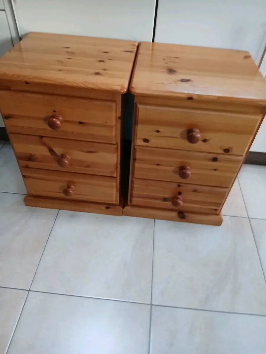 PINE BEDSIDE CABINETS  X. 4. - Image 1