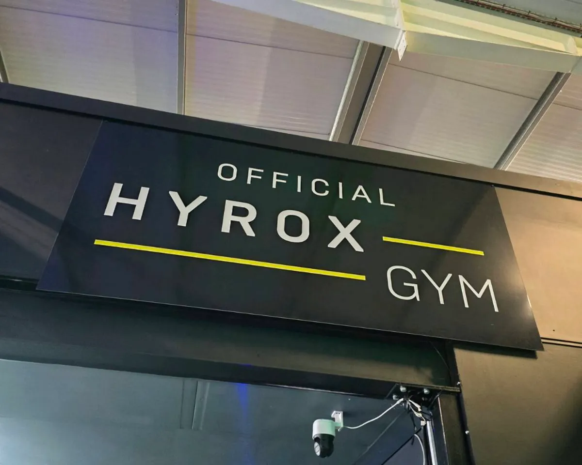 Hyrox Gym Sign