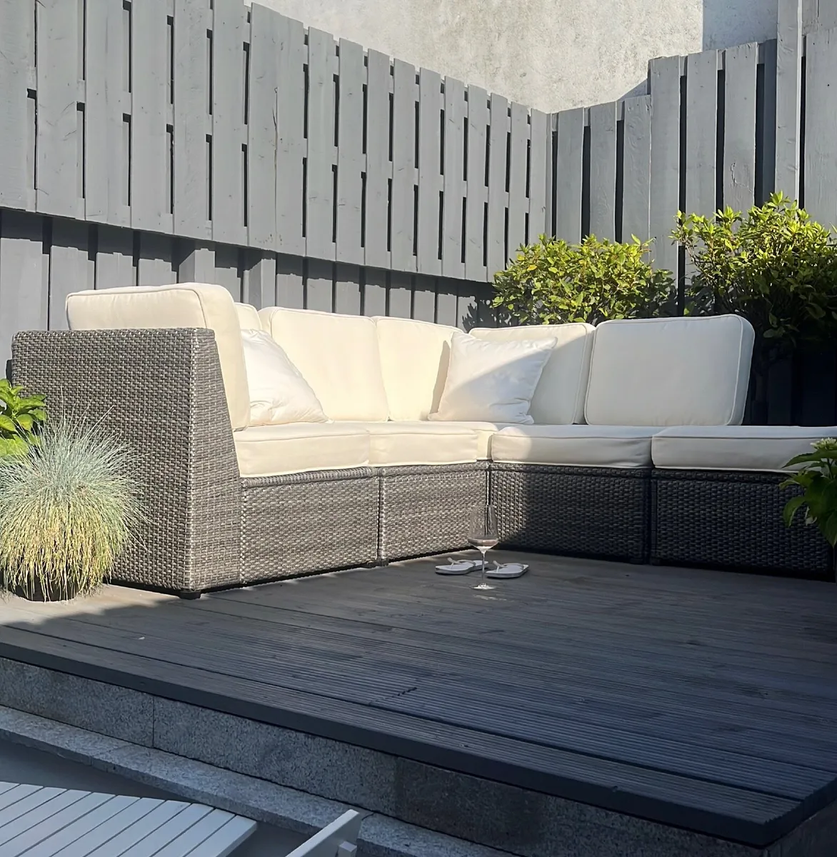 IKEA Solleron Rattan Modular Outdoor Furniture Sof - Image 3