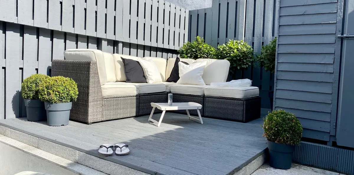 IKEA Solleron Rattan Modular Outdoor Furniture Sof - Image 1