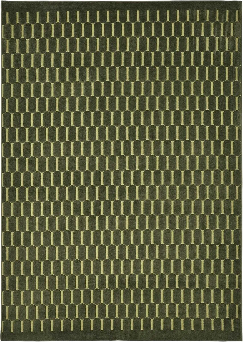 Large IKEA two tone Green rug. - Image 1