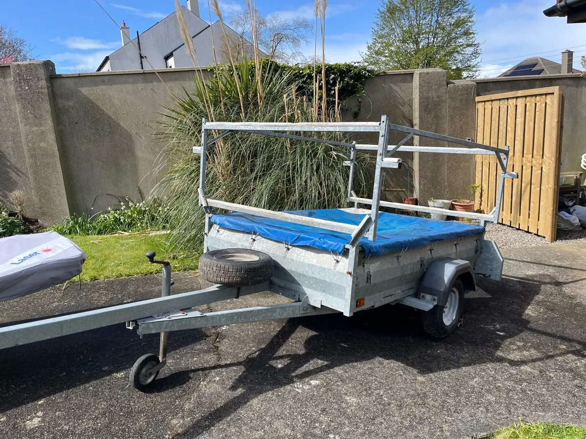 Mersea Double Rack Dinghy Trailer - Image 1