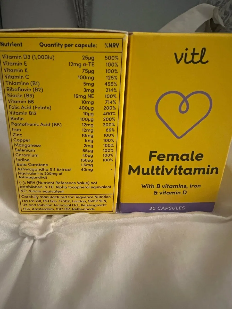 Vitl female multivitamin x2 - Image 3