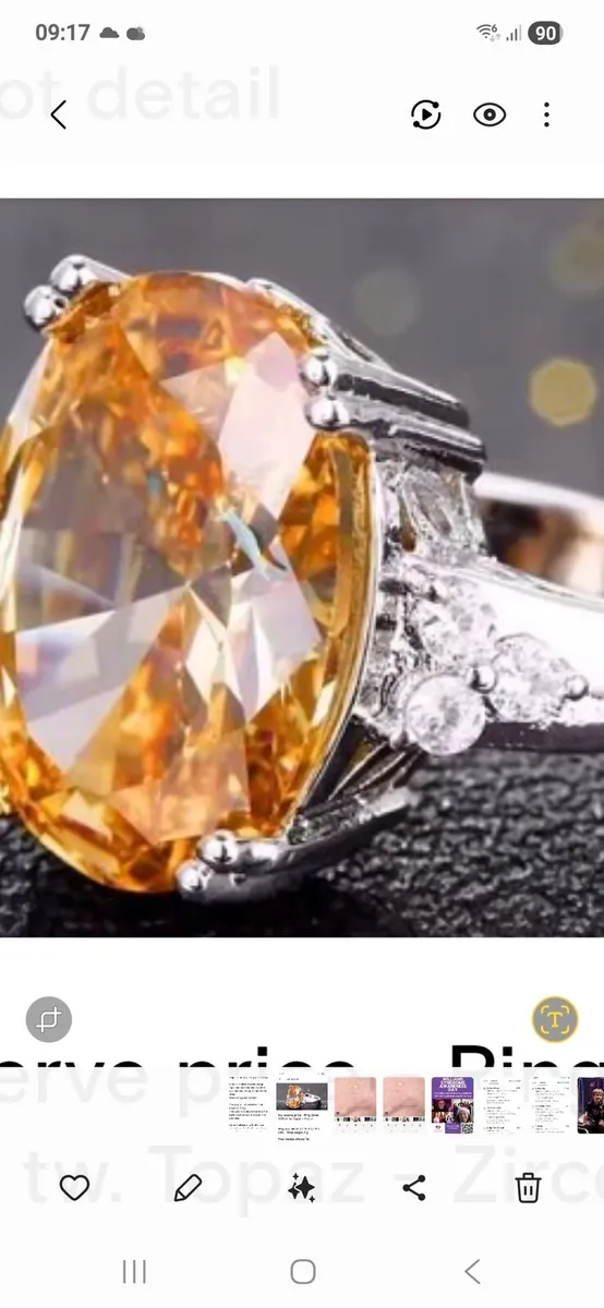 TOPAZ RING