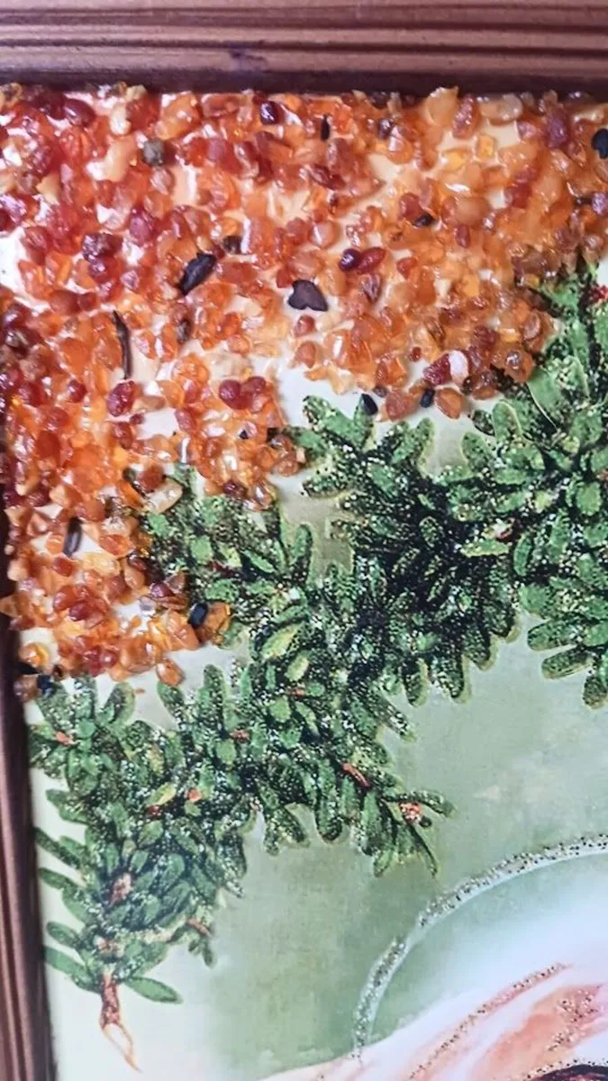 Picture with real amber decoration - Image 3