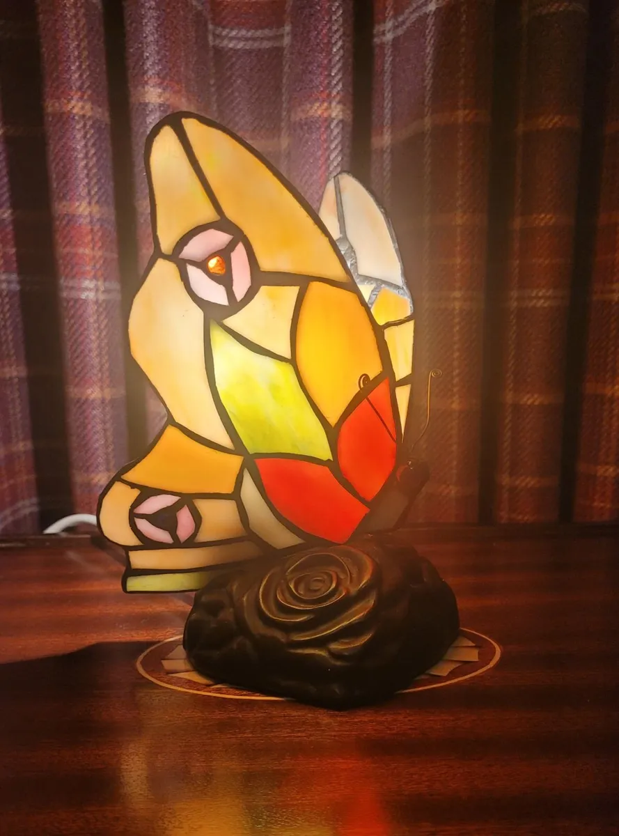 Tiffany Butterfly Lamp - Image 4