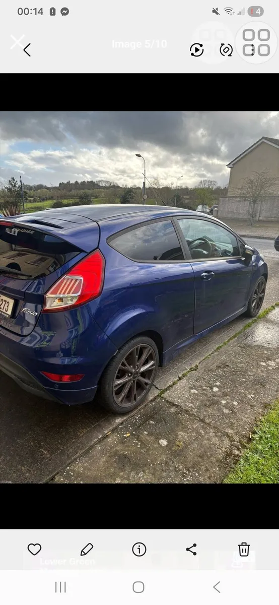 2017 FORD FIESTA STLINE ECOBOOST - Image 1