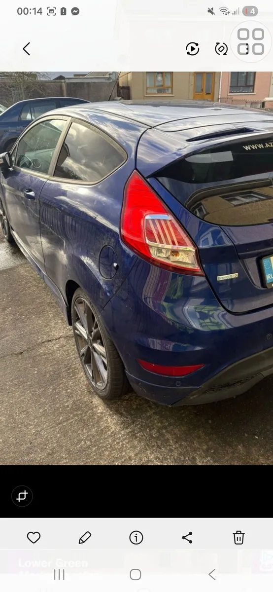 2017 FORD FIESTA STLINE ECOBOOST - Image 3