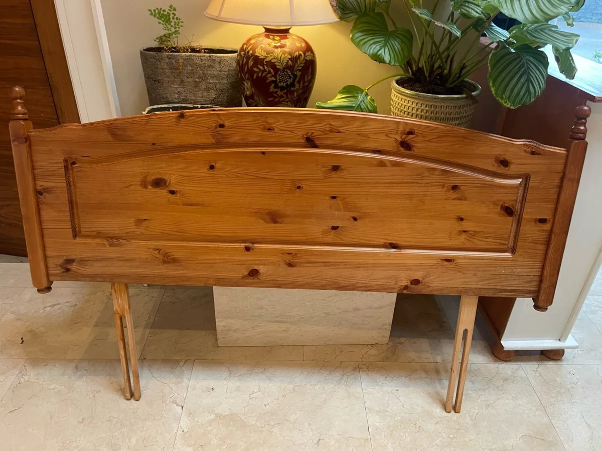 Lovely Solid King Size Wooden Headboard - Deliver