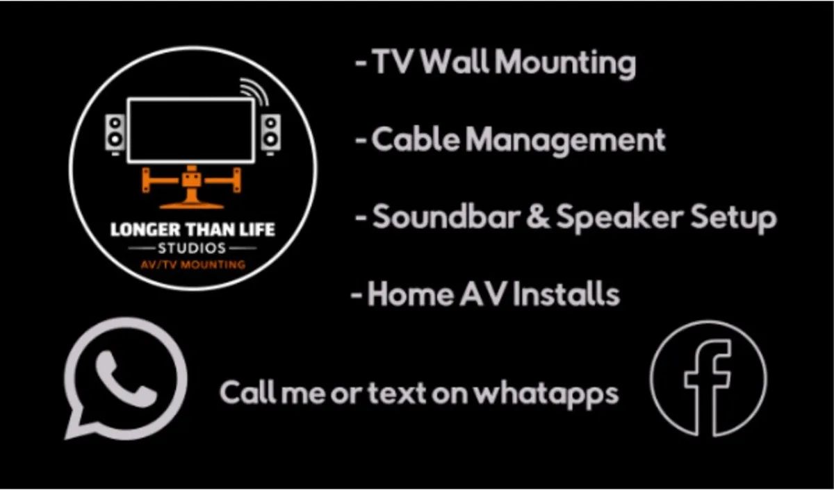 TV Mounting - Cable management etc - Image 1
