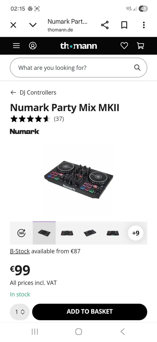 Numark party mix k11 controller
