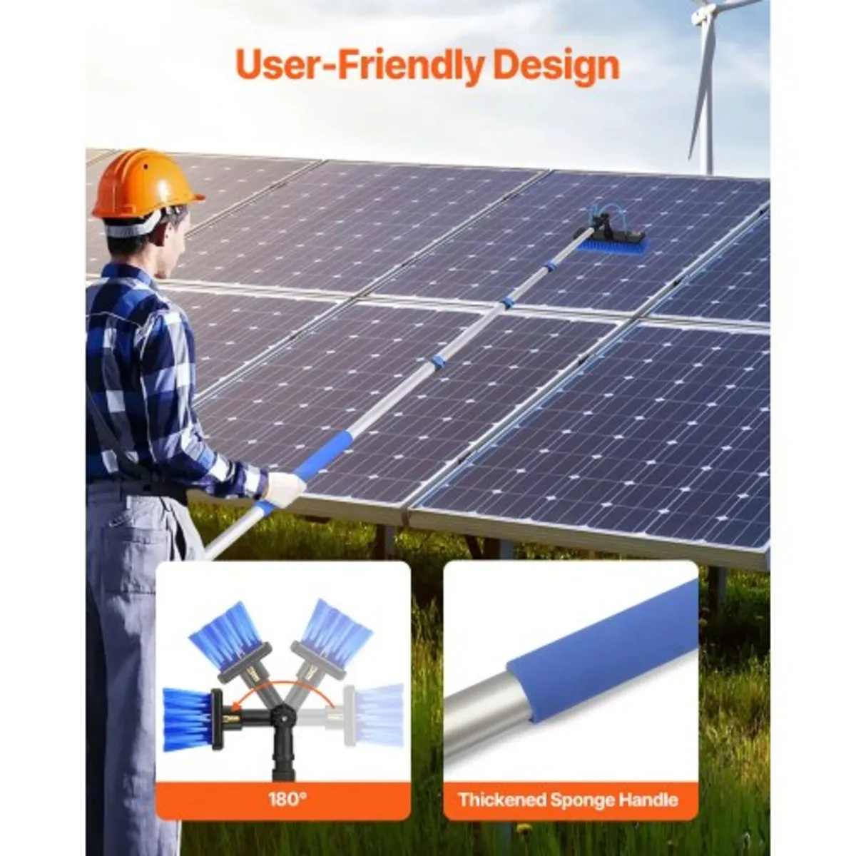 Water Fed Pole Kit, 6m Solar Panel Cleaning Pole w - Image 4