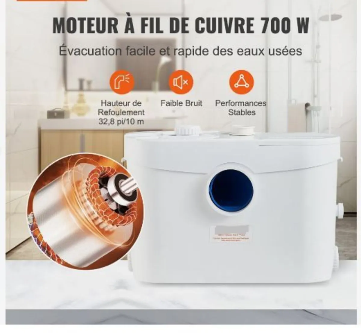 Macerator Pump, 700W - Image 2