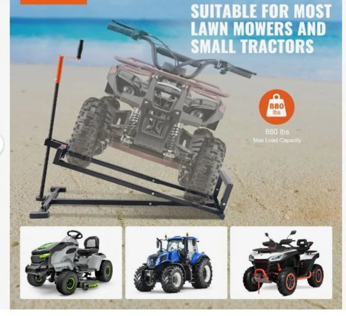 Ride on Lawn Mower Lift Jack - Image 3