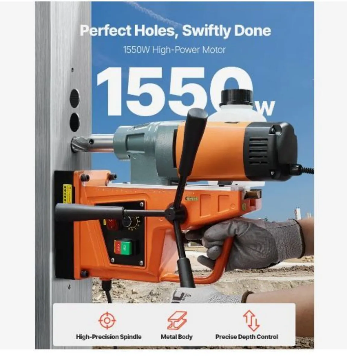 Magnetic Drill, 1550W - Image 2