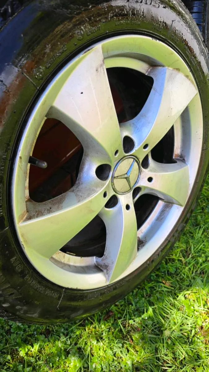 Mercedes w203 Alloys & 205 55 16 inch tyres - Image 2