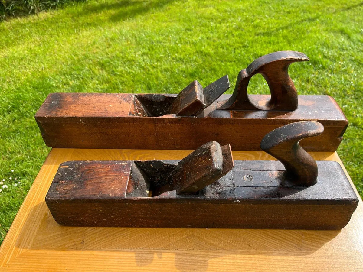Antique wooden planes - Image 1