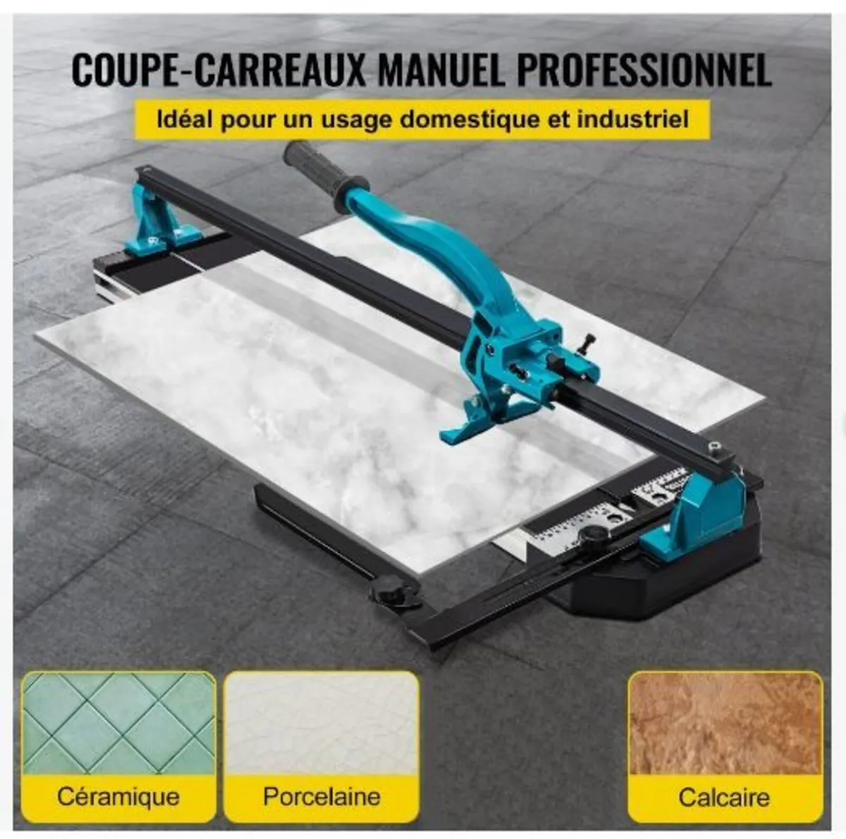 47 Inch Tile Cutter Single Rail Double Brackets - Image 2